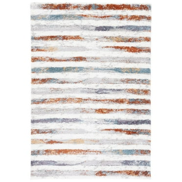 Safavieh  Berber Shag Annegriet Rug 5'5" x  7'7" 5' x 8' Indoor Living Room,Bedroom,Dining Room Rectangle