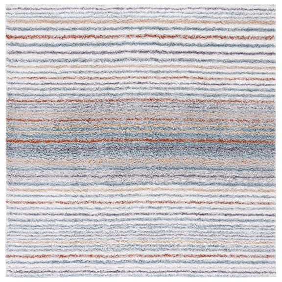 Safavieh Berber Shag Rupa Rug 7' x 7' 6' Square,8' Square Indoor Living Room,Bathroom,Bedroom Square