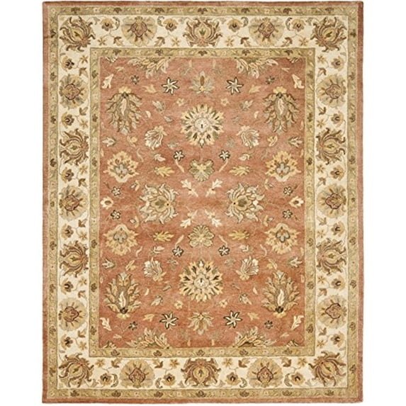 Traditional Rug - Bergama Wool Pile -Assorted/Ivory-Color:Assorted/Ivory,Design:Traditional,Shape:Medium Rectangle,Size:9'L x 6'W