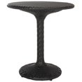 thumbnail image 1 of Safavieh Bilson Outdoor Patio Rattan Bistro Table - Black, 1 of 5