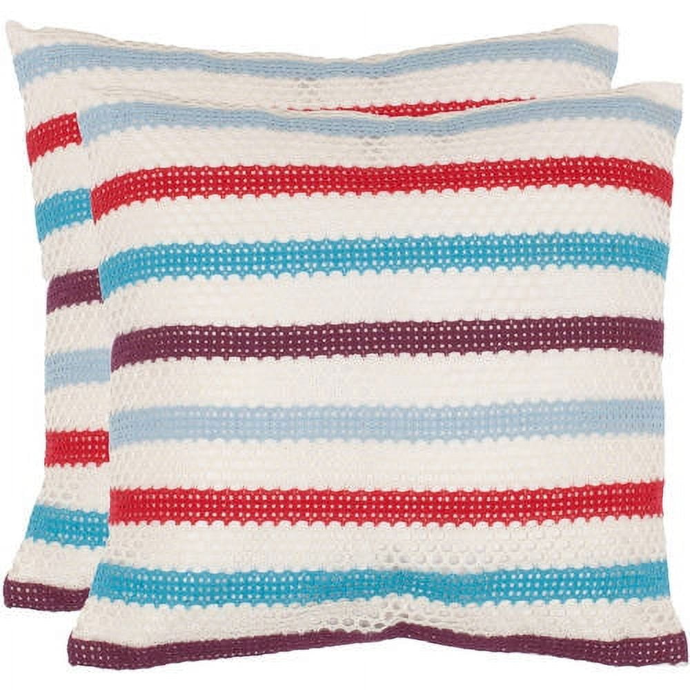 Safavieh Bleeker Striped Pillow, Set of 2