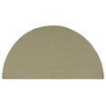 thumbnail image 1 of SAFAVIEH Braided Rishika Solid Machine Washable Reversible Area Rug, Sage, 2' x 4' Half Moon, 1 of 12