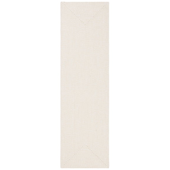 Safavieh Braided  2'-3" x 6'-0"  Hand Woven Rug in Ivory / Beige