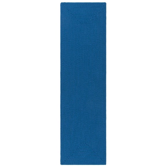 Safavieh Braided 2'-3" x 8'-0" Hand Woven Rug in Blue