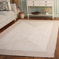 thumbnail image 1 of SAFAVIEH Braided Lars Geometric Reversible Area Rug, Beige/Ivory, 4' x 4' Square, 1 of 13
