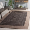 thumbnail image 1 of SAFAVIEH Braided Lars Geometric Reversible Area Rug, Beige/Black, 5' x 5' Square, 1 of 13
