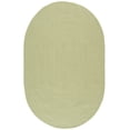 thumbnail image 1 of SAFAVIEH Braided Denica Distressed Machine Washable Reversible Area Rug, Sage, 5' x 8' Oval, 1 of 19