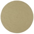 thumbnail image 1 of SAFAVIEH Braided Denica Distressed Machine Washable Reversible Area Rug, Sage, 6' x 6' Round, 1 of 11