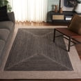 thumbnail image 1 of SAFAVIEH Braided Lars Geometric Reversible Area Rug, Beige/Black, 8' x 10', 1 of 13
