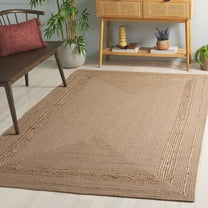 SAFAVIEH Braided Elaine Solid Reversible Area Rug, Natural/Beige, 5' x 8'