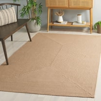 SAFAVIEH Braided Neeha Solid Reversible Area Rug, Natural, 5' x 8'