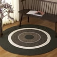 thumbnail image 1 of Safavieh Braided Carlie Geometric Reversible Area Rug, Green/Beige, 5' x 5' Round, 1 of 7