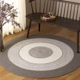 thumbnail image 1 of Safavieh Braided Jay Geometric Reversible Area Rug, Dark Gray/Gray, 5' x 5' Round, 1 of 7