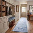thumbnail image 1 of Safavieh Brentwood Adams Oriental Runner Rug, Ivory/Navy, 2' x 18', 1 of 13