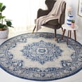 thumbnail image 1 of Safavieh Brentwood Gisselle Oriental Area Rug, Blue/Ivory, 10' x 10' Round, 1 of 11
