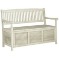 thumbnail image 1 of Safavieh Brisbane Indoor/Outdoor Modern Storage Bench, 1 of 6