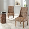 thumbnail image 1 of Safavieh Brown Sun Coast Arm Chair, Set of 2, 1 of 6
