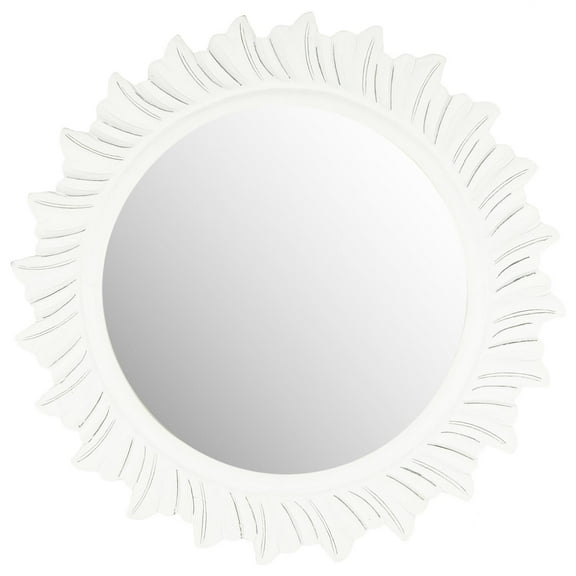 Safavieh By The Sea Burst White 29-inch Round Decorative Mirror - 29" x 29" x 0.8"