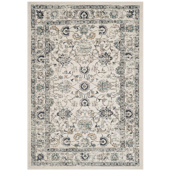 Safavieh CAR279 Carmel Area Rug-Finish:Beige/Blue,Shape:Medium Rectangle,Size:5'-1" X 7'-6"