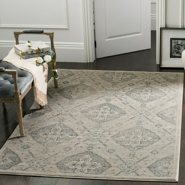 Safavieh CARNEGIE, TAUPE / LIGHT BLUE, 9' X 12', Area Rug