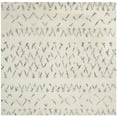 thumbnail image 1 of SAFAVIEH Casablanca Domhnall Southwestern Shag Area Rug, Ivory/Grey, 6' x 6' Square, 1 of 8