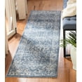 thumbnail image 1 of SAFAVIEH Charleston Zharko Floral Runner Rug, Navy/Creme, 2' x 10', 1 of 8