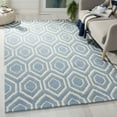 thumbnail image 1 of SAFAVIEH Chatham Graham Geometric Wool Area Rug, Blue/Ivory, 5' x 8', 1 of 7