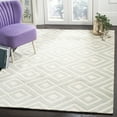 thumbnail image 1 of SAFAVIEH Chatham Eric Geometric Wool Area Rug, Gray/Ivory, 4' x 6', 1 of 8