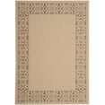 thumbnail image 1 of SAFAVIEH Courtyard Catherine Geometric Indoor/Outdoor Area Rug, Cream/Light Chocolate, 5'3" x 7'7", 1 of 4