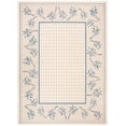 thumbnail image 1 of SAFAVIEH Courtyard Charles Floral Indoor/Outdoor Area Rug, Ivory/Blue, 8' x 11', 1 of 13