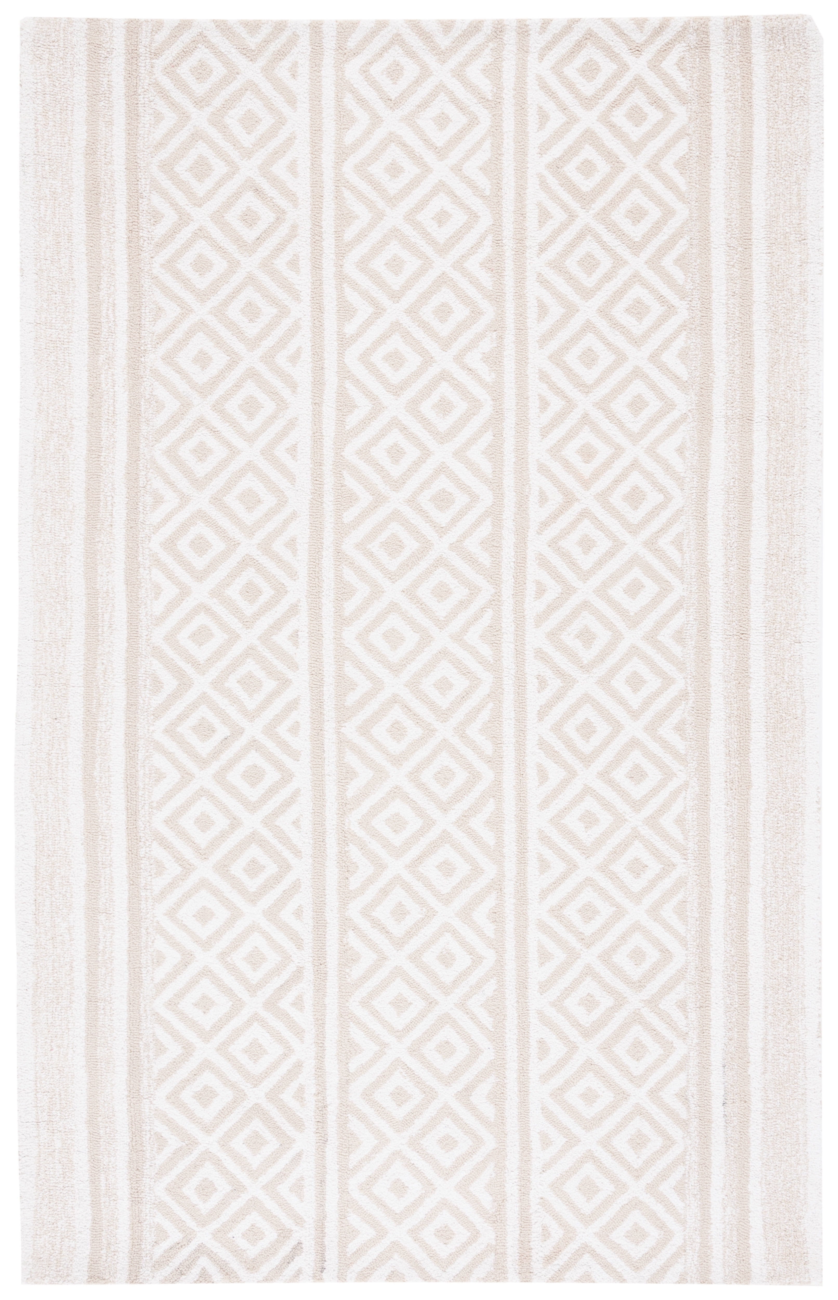 Capri CPR706 Hand Tufted Area Rug - Ivory/Beige - 4'x6' - Safavieh.