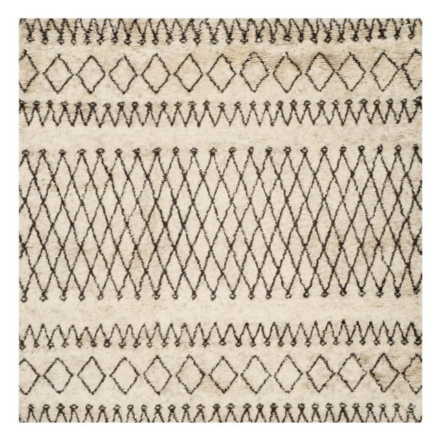 Safavieh CSB851 Casablanca Area Rug-Finish:Ivory/Black,Shape:Shape,Size:Size