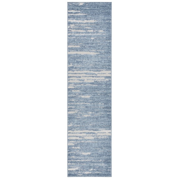 Safavieh  Cabana Ofelya Indoor/ Outdoor Modern Rug 2'2" x 9' Runner - Blue/Beige