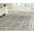 thumbnail image 1 of Safavieh Cambridge Collection CAM123G Handmade Moroccan Geometric Navy Blue and Ivory Premium Wool Area Rug (8' x 10'), 1 of 10
