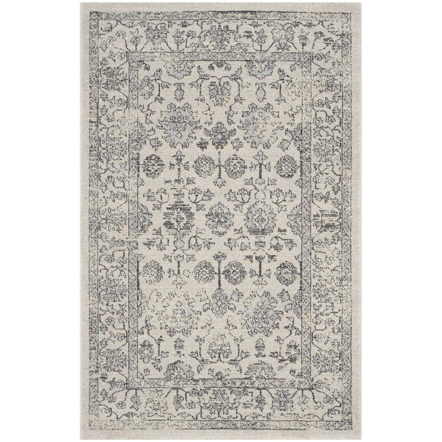 Handmade Easy-Care Reversible Blue Cotton Blend 4' x 6' Rug