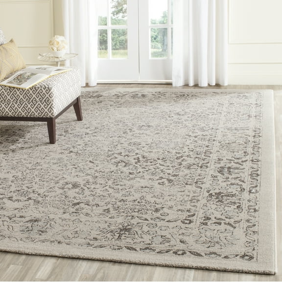 SAFAVIEH Carmel Bridget Distressed Area Rug, Beige/Blue, 4' x 6'