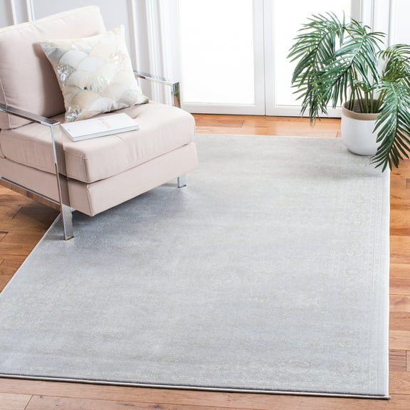 SAFAVIEH Carnegie Cherette Oriental Area Rug, Light Gray/Gray, 5'1" x 7'6"
