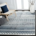 thumbnail image 1 of SAFAVIEH Carnegie Mitchell Geometric Area Rug, Ivory/Navy, 5'1" x 7'6", 1 of 12