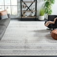 thumbnail image 1 of SAFAVIEH Carnegie Tarah Geometric Area Rug, Ivory/Gray, 9' x 12', 1 of 12