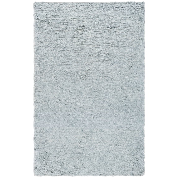 SAFAVIEH Casablanca Grozda Solid Wool Area Rug, Teal, 3' x 5'