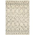thumbnail image 1 of Safavieh Casablanca 4' X 6' Wool and Cotton Hand Tufted Rug in Ivory / Gray, 1 of 4