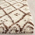 thumbnail image 1 of Safavieh Casablanca Contemporary Hand-Knotted Wool Runner Rug-Color:Ivory/Gold,Shape:Rectangle,Size:6'L x 4'W, 1 of 3