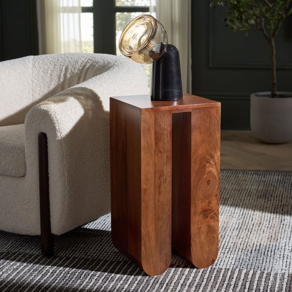 Safavieh Catina Modern Wood End Table, Walnut