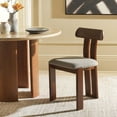 thumbnail image 1 of Safavieh Cayde Modern Wood Dining Side Chairs, Gray / Walnut, 1 of 8