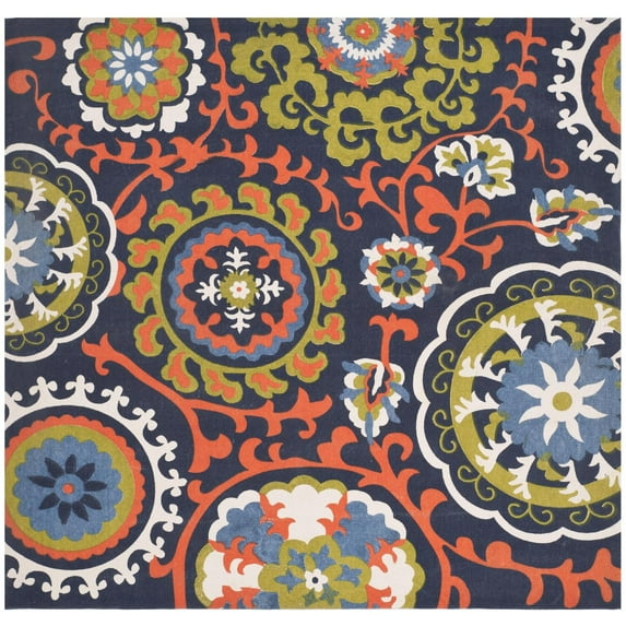 Safavieh Cedar Brook 5' Square Hand Loomed Cotton Rug