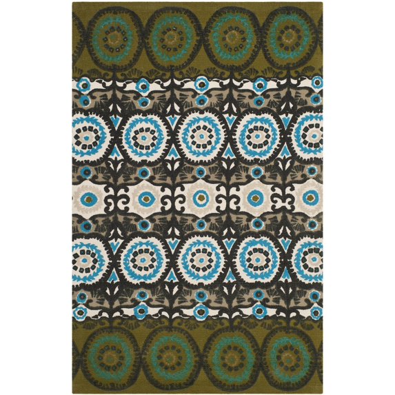 Safavieh Cedar Brook Green Contemporary Rug - 2'3" x 3'9"