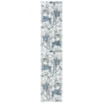 thumbnail image 1 of SAFAVIEH Century Bentley Distressed Runner Rug, Grey/Blue, 2' x 17', 1 of 7