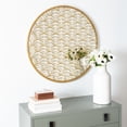 thumbnail image 1 of Safavieh  Chanti 30-inch Gold Round Decorative Mirror - 30" W x 1.5" L x 30" H, 1 of 6