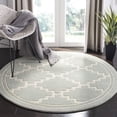 thumbnail image 1 of SAFAVIEH Chatham Dustin Geometric Wool Area Rug, Gray/Ivory, 5' x 5' Round, 1 of 10