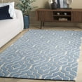 thumbnail image 1 of SAFAVIEH Chatham Xanthia Geometric Wool Area Rug, Blue/Ivory, 4' x 6', 1 of 14